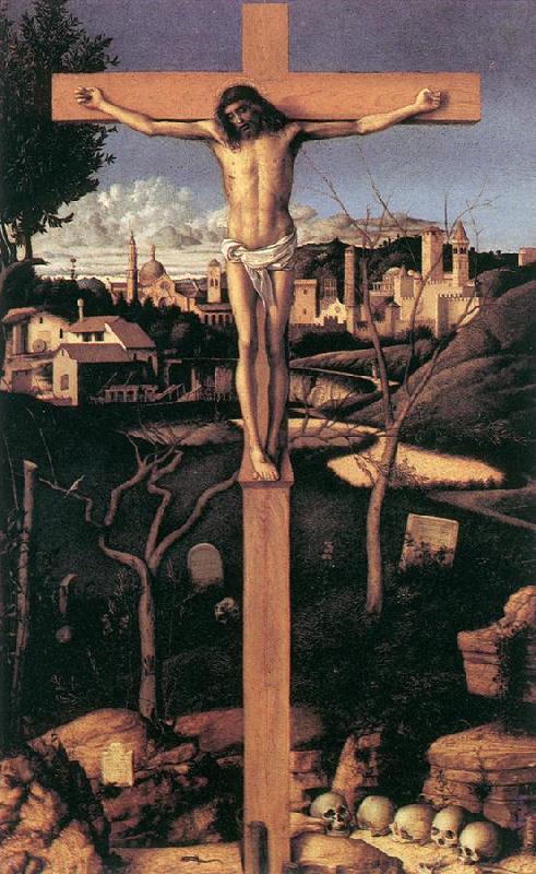 BELLINI, Giovanni Crucifixion yxn oil painting picture